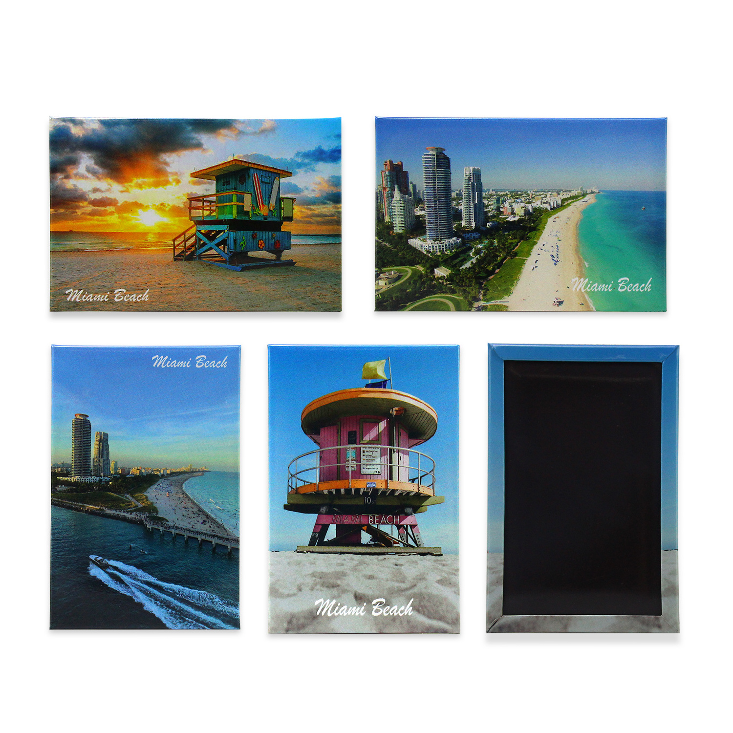 High Quality Cheap Price Magnetic Fridge Stickers Tourist Souvenir USA Personalize Custom Miami Fridge Magnet