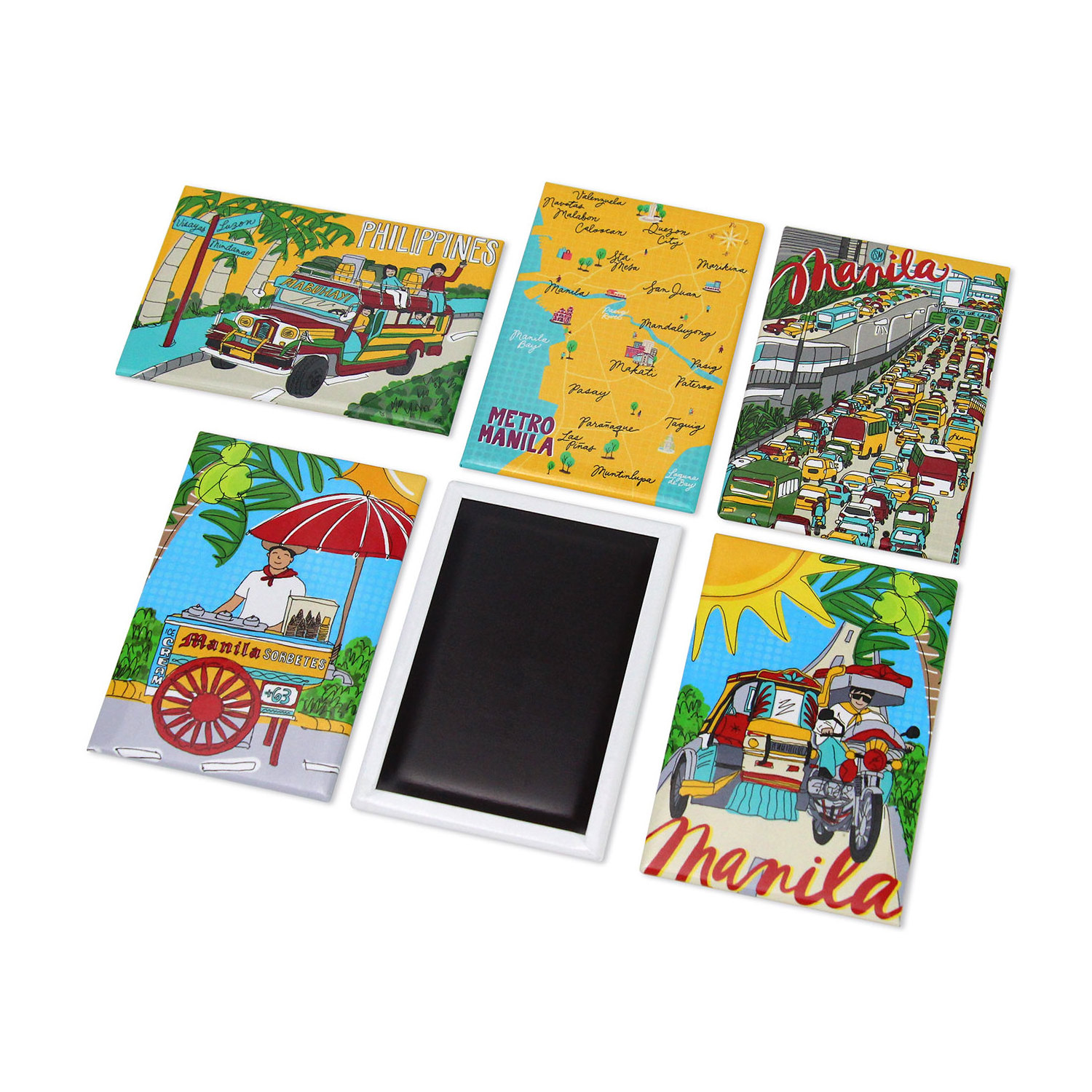 Home Decoration Magnetic Sticker Fiji Holland Custom Fridge Magnet Souvenirs Wholesale