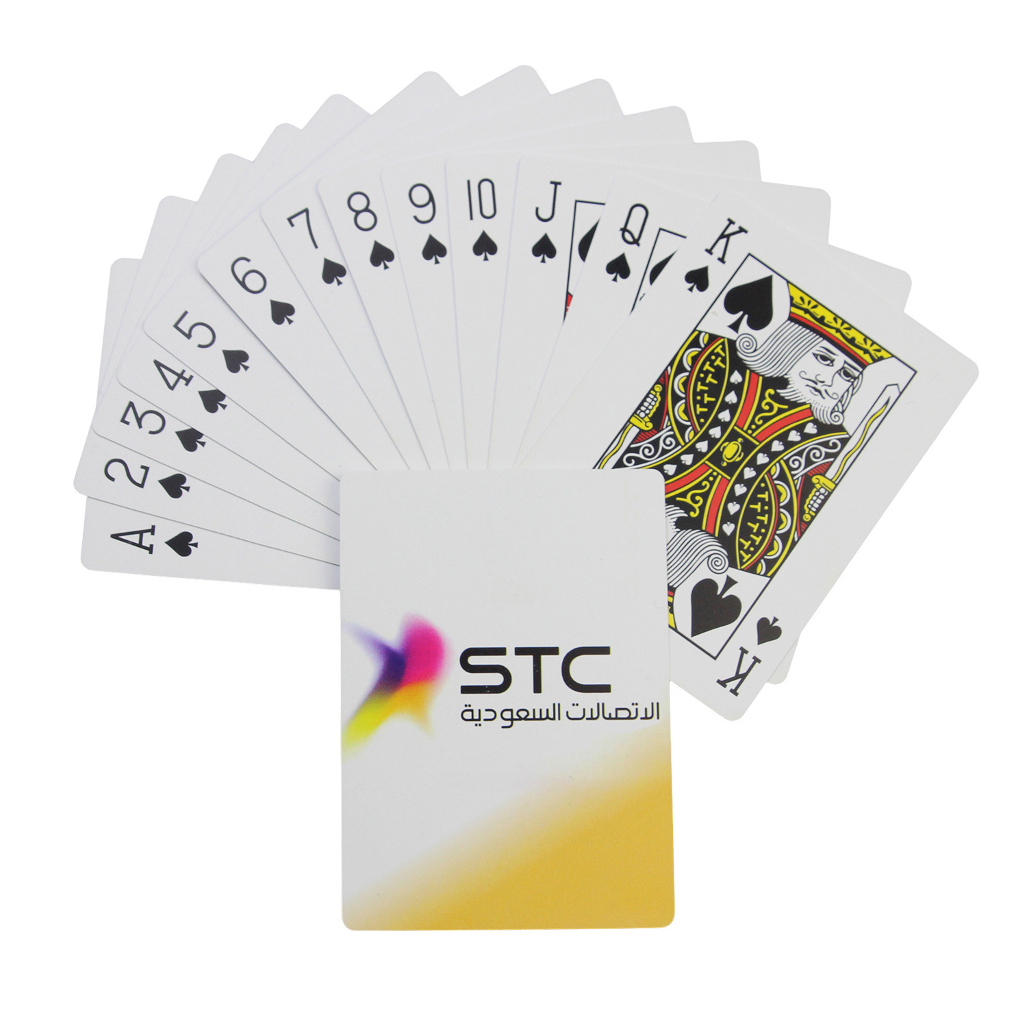 Custom Design Your Logo Paper Printed Playing Card Box Plastic Pvc Waterproof Poker Deck Blank Sublimation Playing Cards