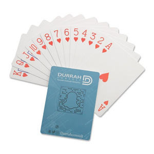 Custom Logo Sublimation Blank Printing Poker Luxury Protection Poker Cards Plastic Playing Cards