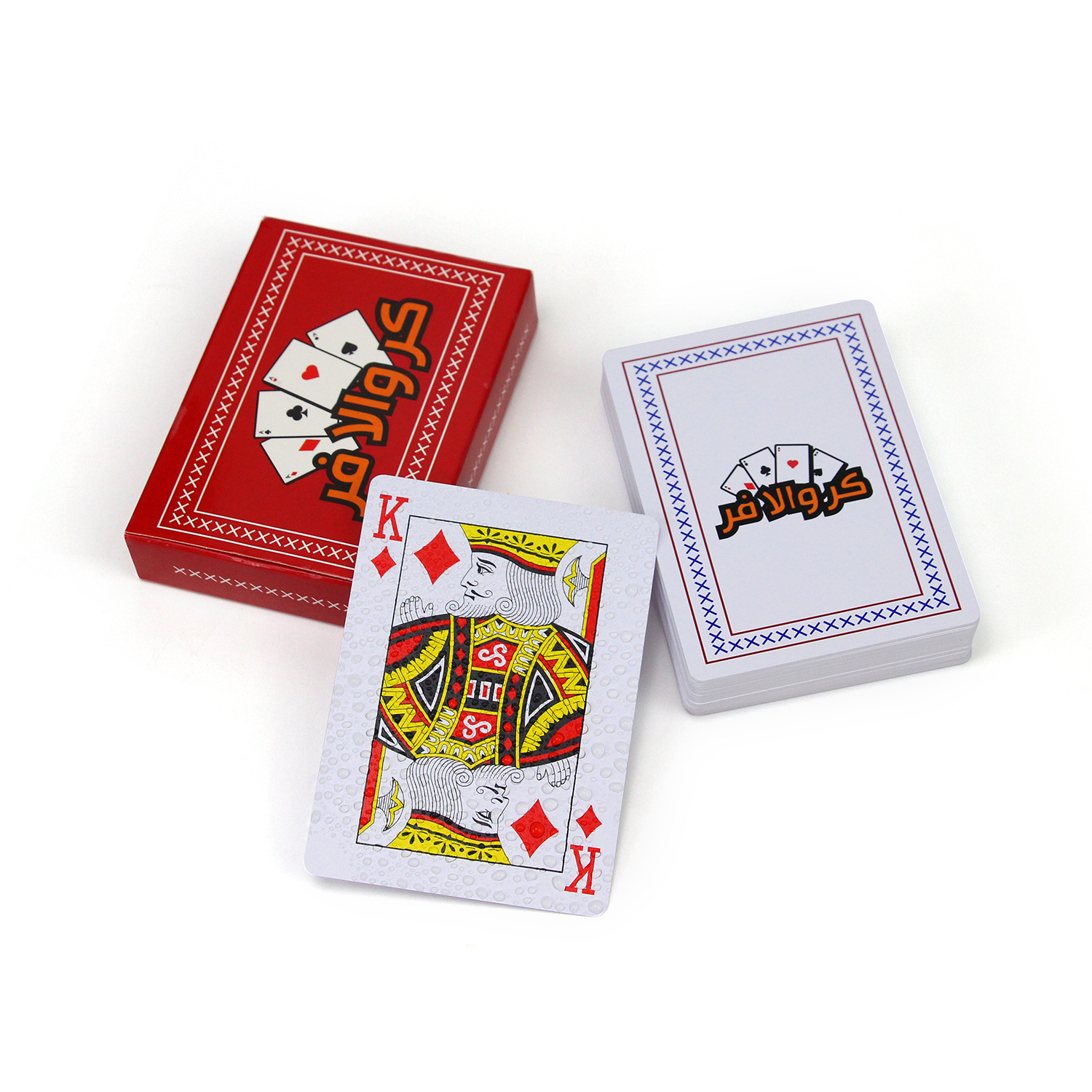 Custom baloot Playing Card for Party and Couples Adult Printing plastic pvc Paper Cards Games