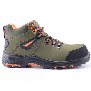 Heavy Duty  PU Rubber Outsole Work Boots For Men