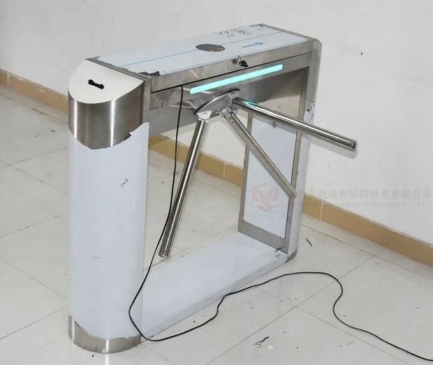 304 Stainless Steel Tripod Turnstile Mechanism Gate with Access Control