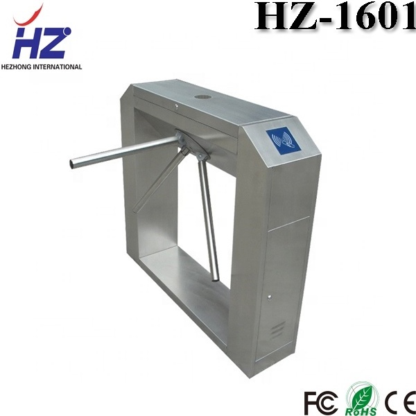 304 Stainless Steel Tripod Turnstile Mechanism Gate with Access Control