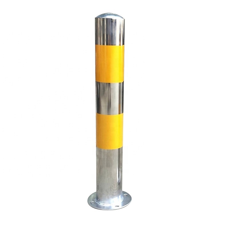 114 mm Fixed Bollards with Internal Lock 304 Stainless Steel Fixed Bollards Traffic Barrier