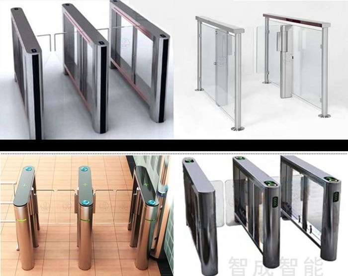 Fast Speed Through Electric Swing Barrier Double-Motor Turnstile Access Gate