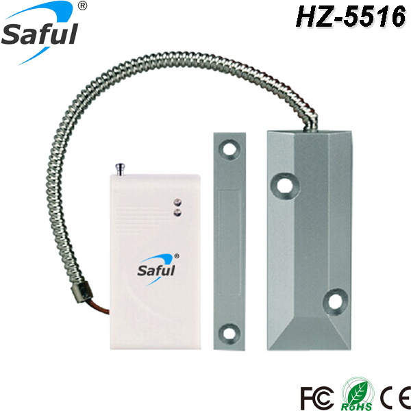 Wireless roller shutter door contact sensor for shops and garages door opening alarm sensor