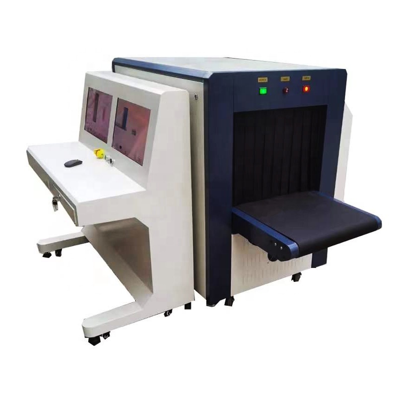 6550D Double View X-Ray Cargo Scanner For Airport Subway Security Checking