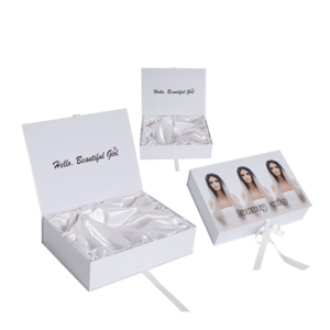 Free Samples Custom logo Luxury private label human hair wig box bundle hair extension packaging For Gifthair accessories gift