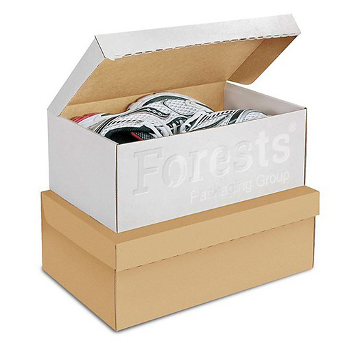 Custom Logo Shoe Boxes luxury shoebox packaging corrugated printing paper sneaker box with custom logo