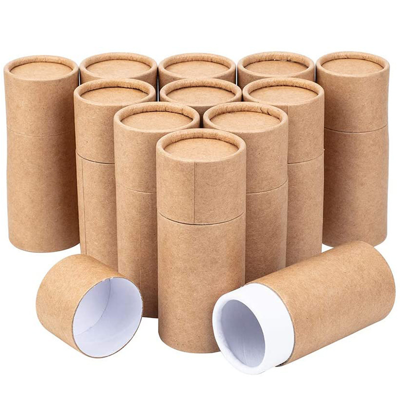 Cardboard cylinder box High-end texture gift boxes packaging candle paper tube