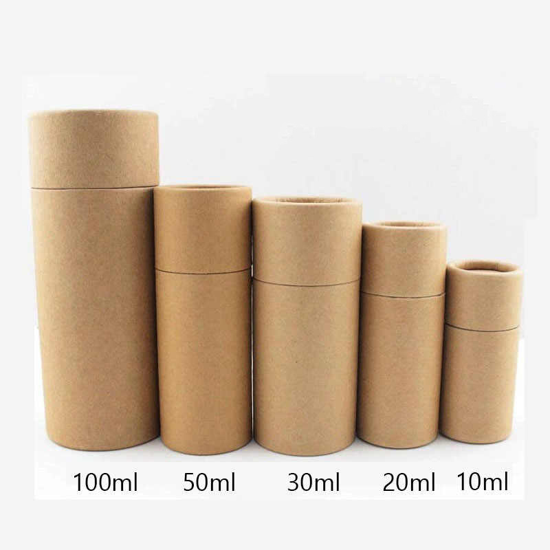 Cardboard cylinder box High-end texture gift boxes packaging candle paper tube