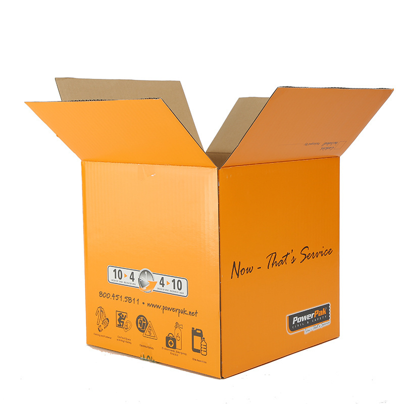 Wax Corrugated Food Box/Kraft Paper Custom Printing Boxes/Waterproof Waxed Coated Carton For Fruit Seafood