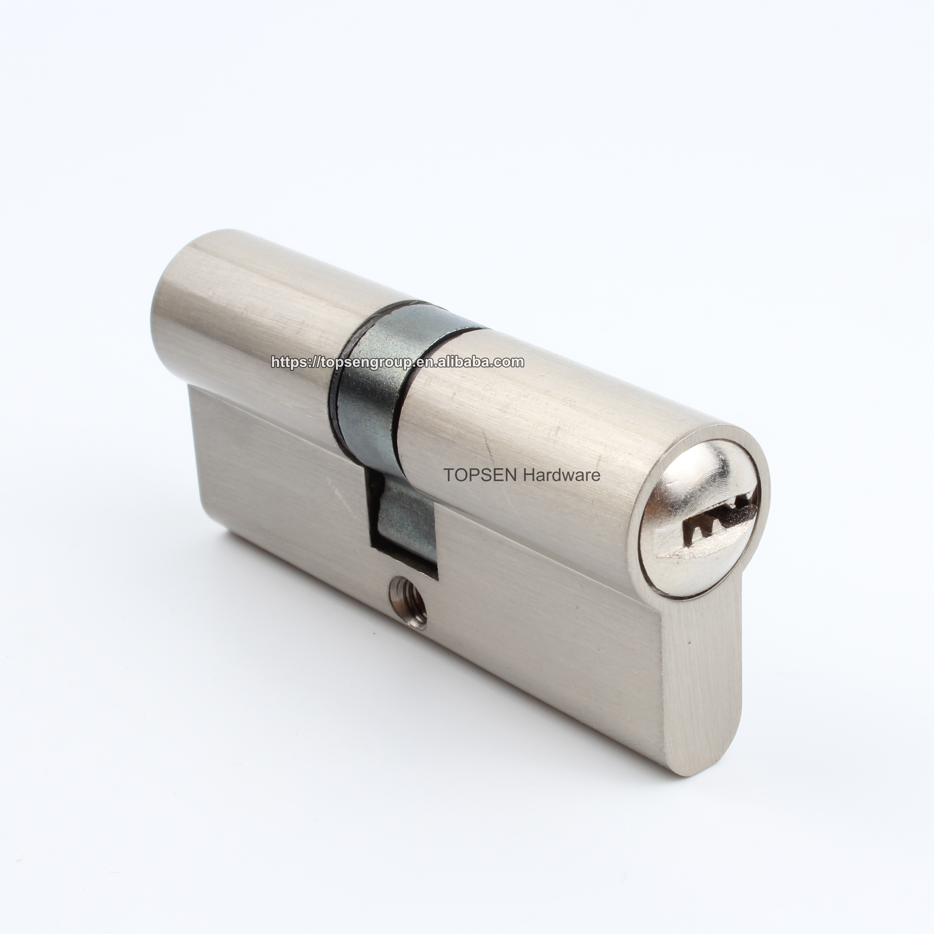 zinc alloy double key cylinder 70 mm  door lock cylinder