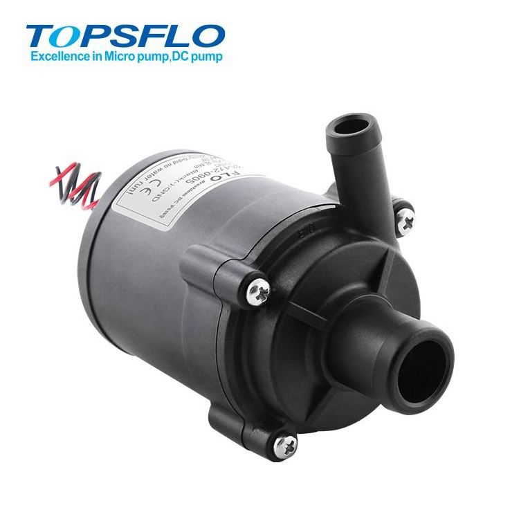 TOPSFLO FG signal 0-5V/PWM speed regulation function 24V electric battery powered cooling water pumps