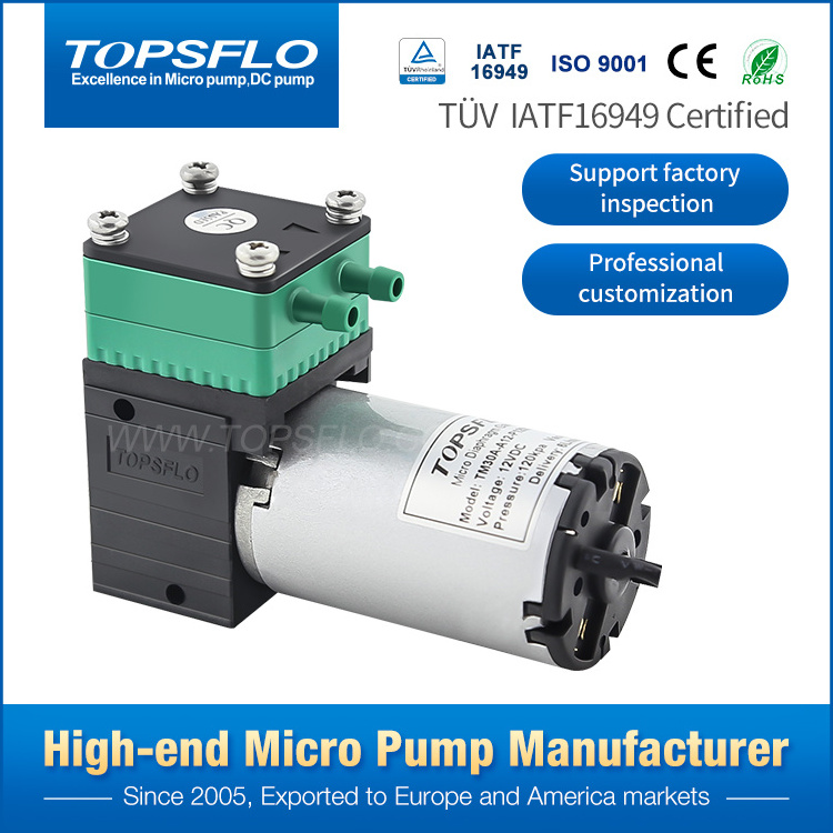 TOPSFLO High Performance Diaphragm 12v 24v dc mini air pump