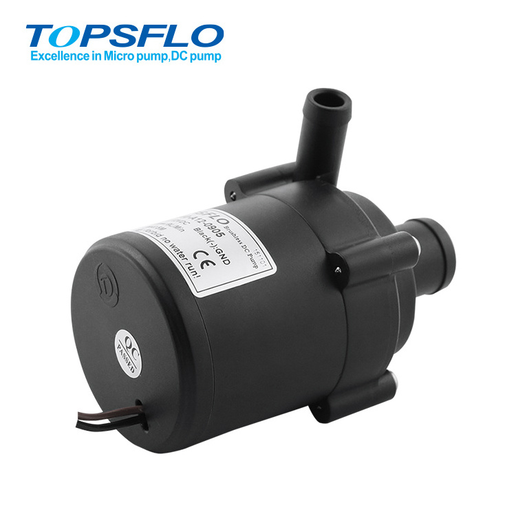 TOPSFLO FG signal 0-5V/PWM speed regulation function 24V electric battery powered cooling water pumps