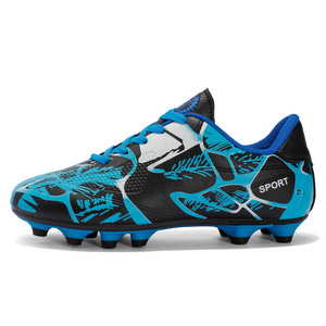 Football boot Adult Large Children AG Long Nail Artificial Grass  Children soccer shoes