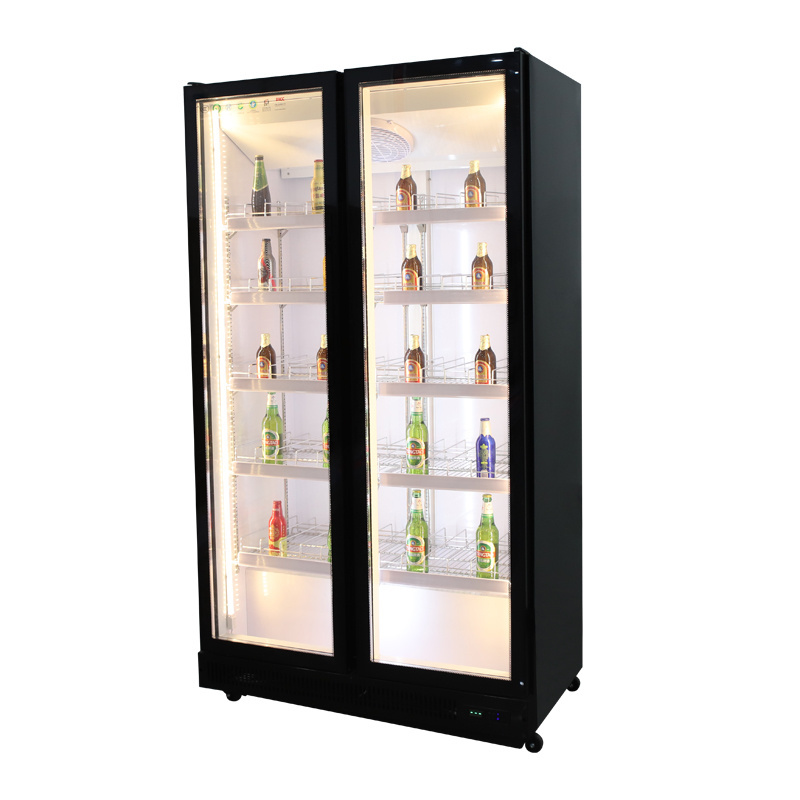 Wholesale High Quality Glass Ice Cream Showcase Chest Deep Freezer frezer