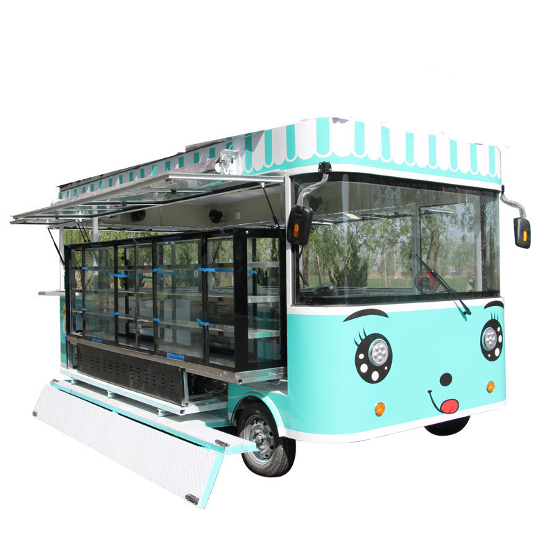 2023Best Selling for Mobile Fast Food Cart Trailer  Customised Kitchen Customized Mobile Food Car