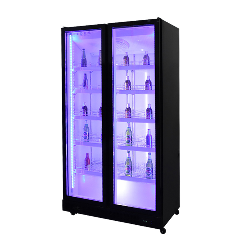 Wholesale High Quality Glass Ice Cream Showcase Chest Deep Freezer frezer