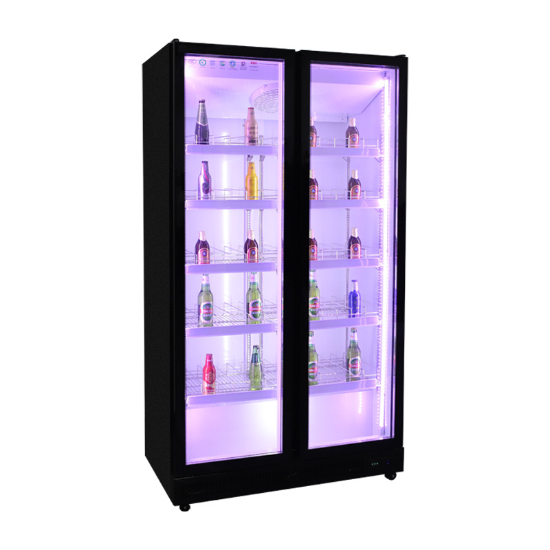 Wholesale High Quality Glass Ice Cream Showcase Chest Deep Freezer frezer