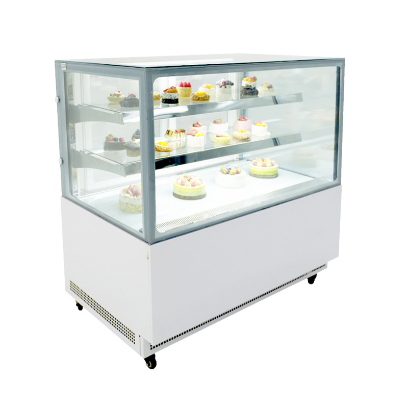 Display Fridge Refrigerated Table Cake Cabinet Freezer Display Door Manufacturer Refrigerator Cake Display Case