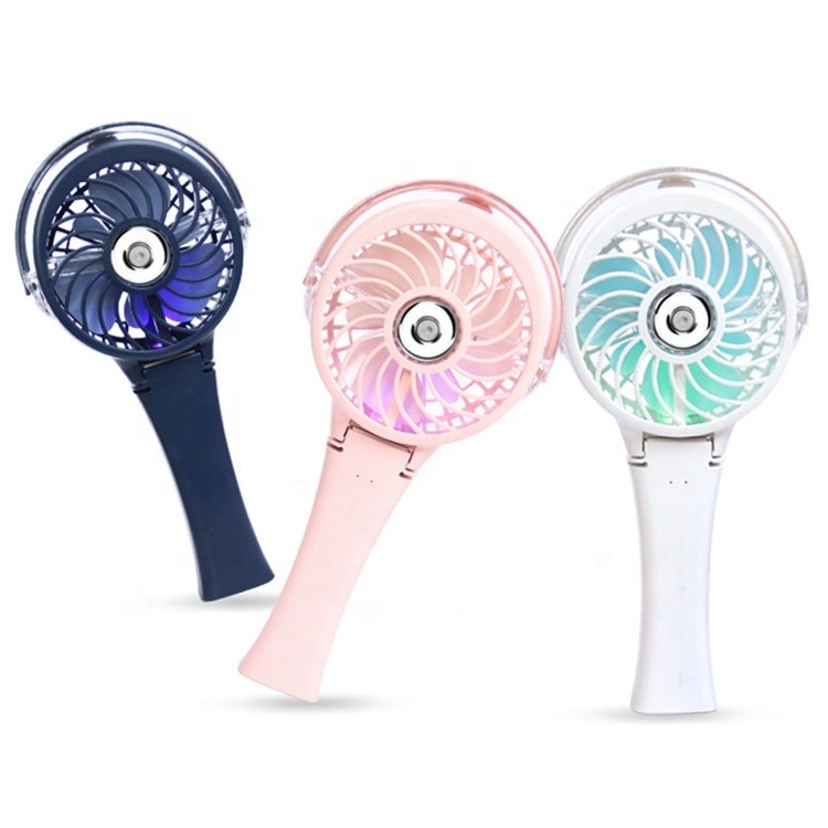 New Hot Sale Handheld Rechargeable Water Spray Mist Stand Fan