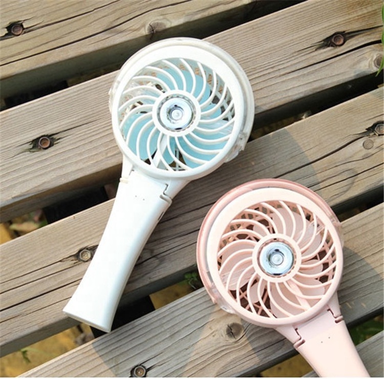 New Hot Sale Handheld Rechargeable Water Spray Mist Stand Fan