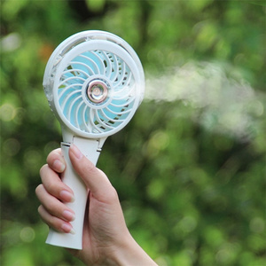 New Hot Sale Handheld Rechargeable Water Spray Mist Stand Fan