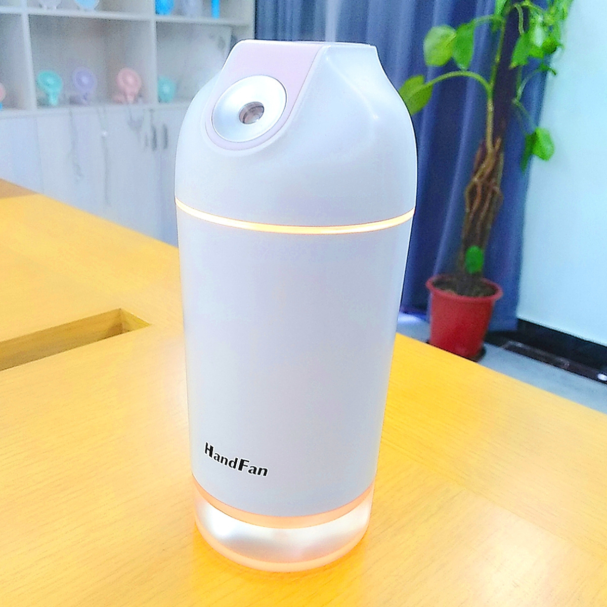 500ml Air Cleaner Cool Mist portable facial Mini Portable Humidifier with Light