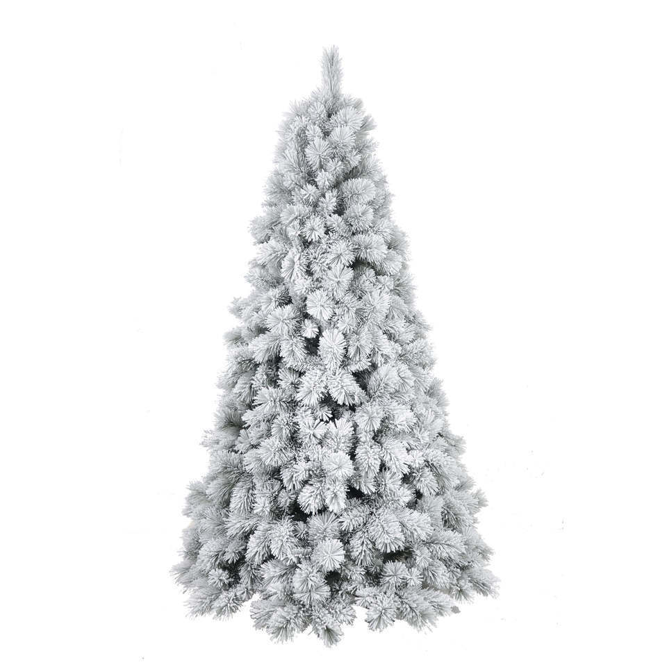 2023s Top Sellers Flocked White Snow Prelit Artificial Guangdong Supply Xmas Christmas Tree