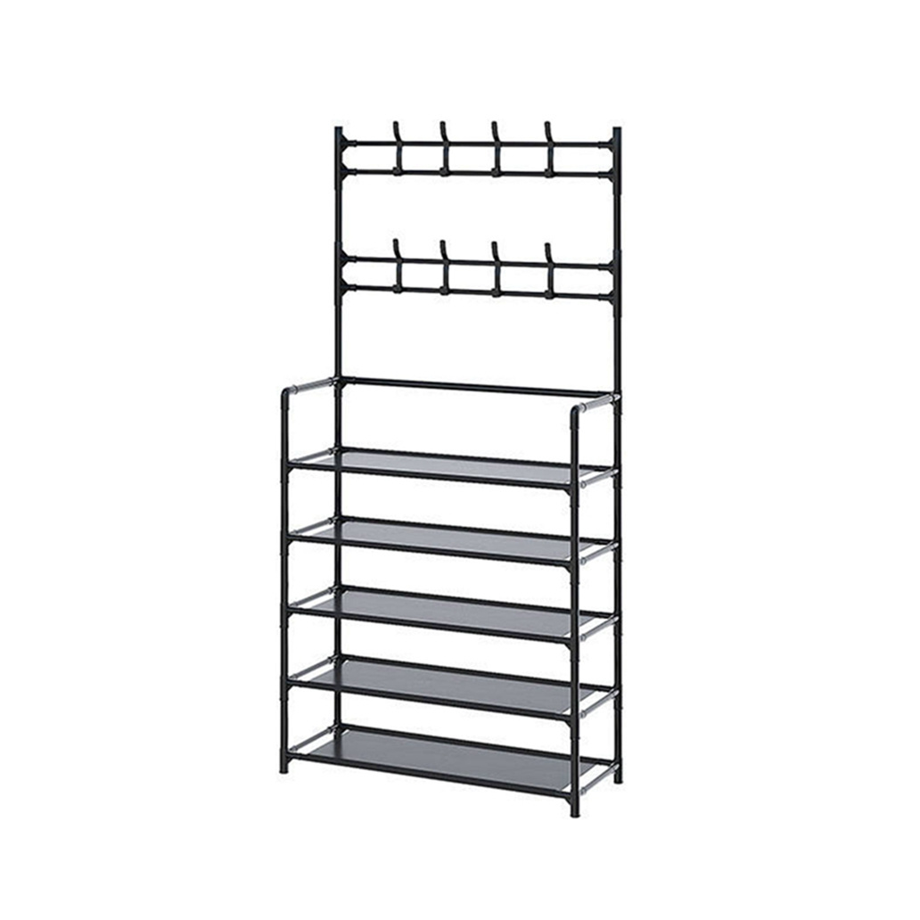 TS Balcony storage simple clothes racks & rails and clothes stands shoe racks