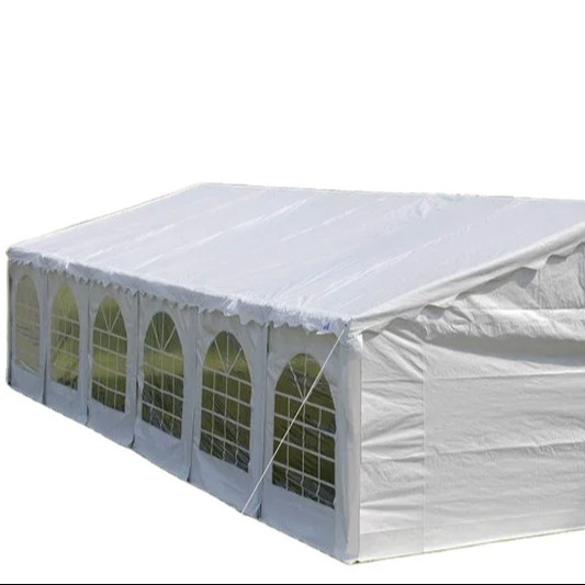 5X12M Galvanized Steel Pipe Outdoor Party Tent with Removable Sidewalls White Wedding Tent