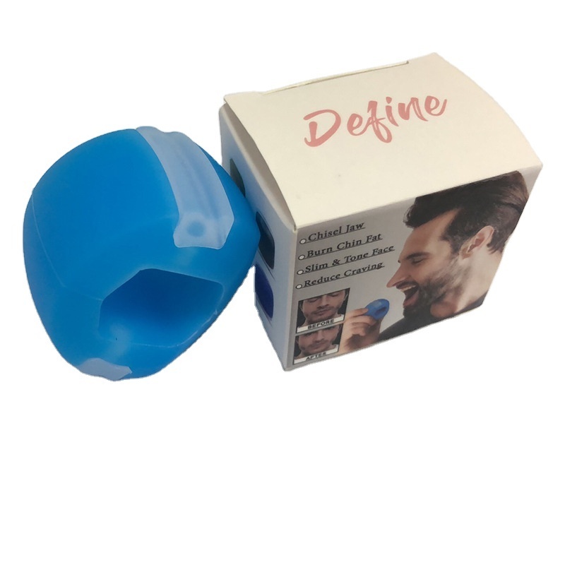 Silicone Gum Fitness Face Ball Massage Therapy Filler Chewing Shaper Trainer Jawline Exercise Ball Jawliner