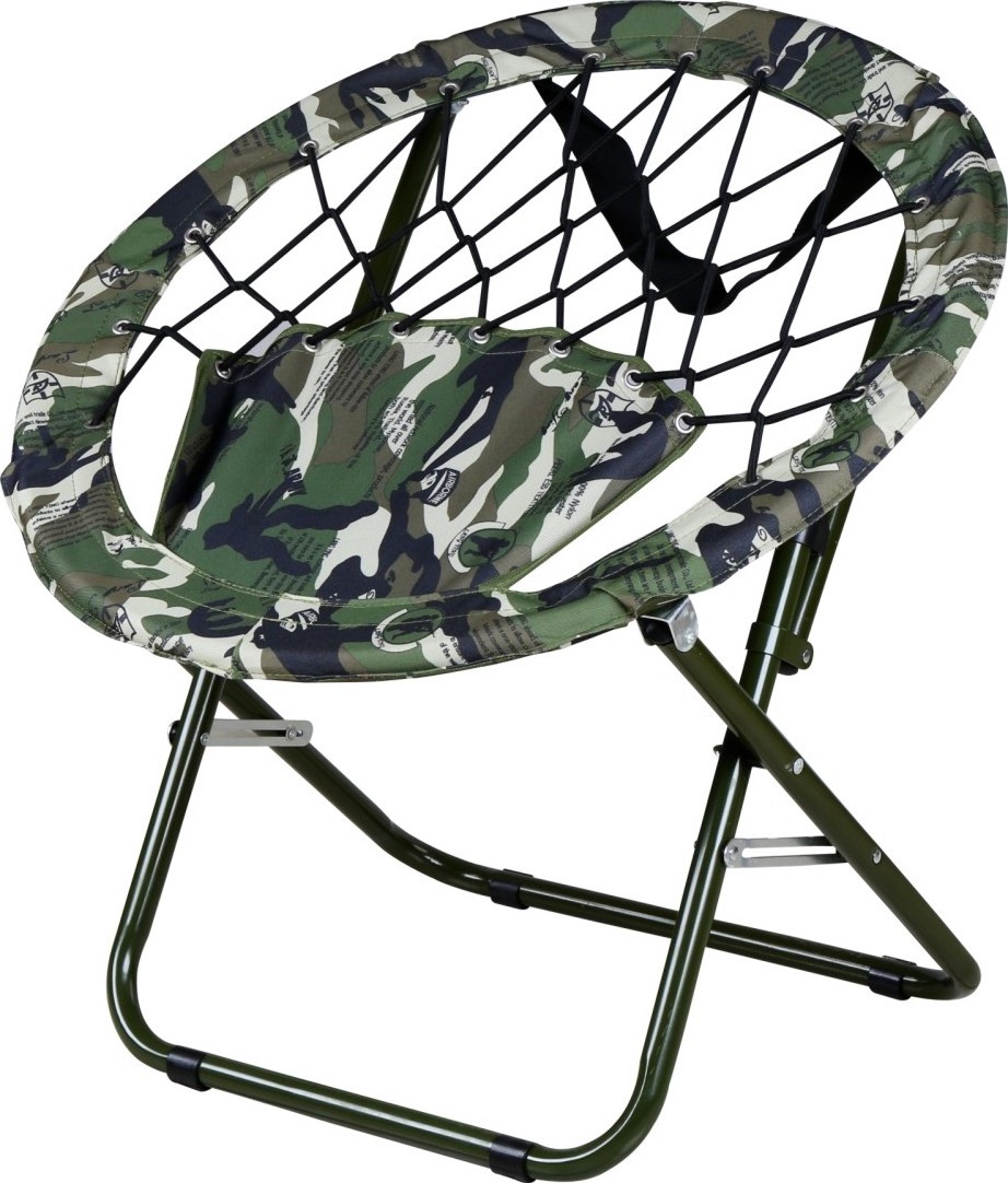 Elastic band moon Chair Outdoor folding camping chair with print comfortable  chairs In color fabric