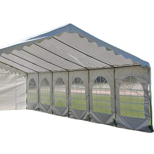 5X12M Galvanized Steel Pipe Outdoor Party Tent with Removable Sidewalls White Wedding Tent