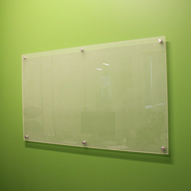 Factory high quality wall mounted big magnetic color glass whiteboard for writing