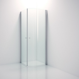 Modern Clear Tempered Glass safety shower door