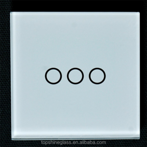 Smart touch glass switch panel LED light switch glass panel