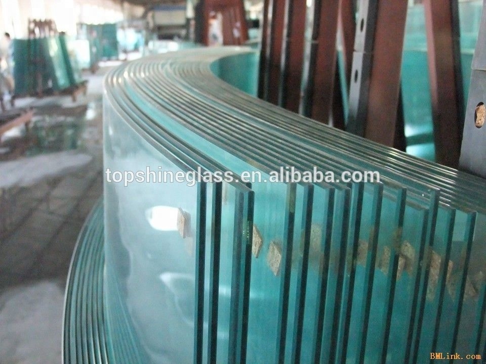 China manufacturer standard size flat curved tempered glass prices