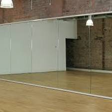 Wholesale customized big size Dance room sliver mirror