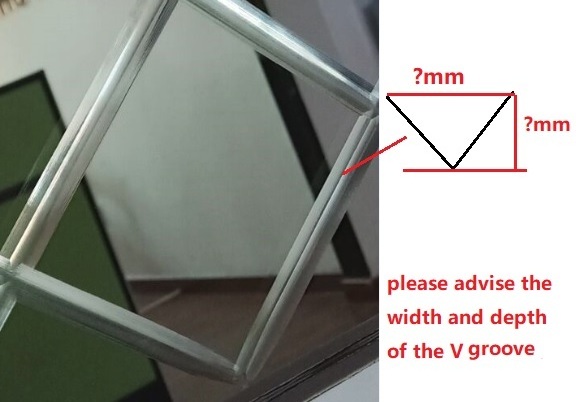 Frameless shaped U grooved V grooved engrave beveled mirror art mirror decorative