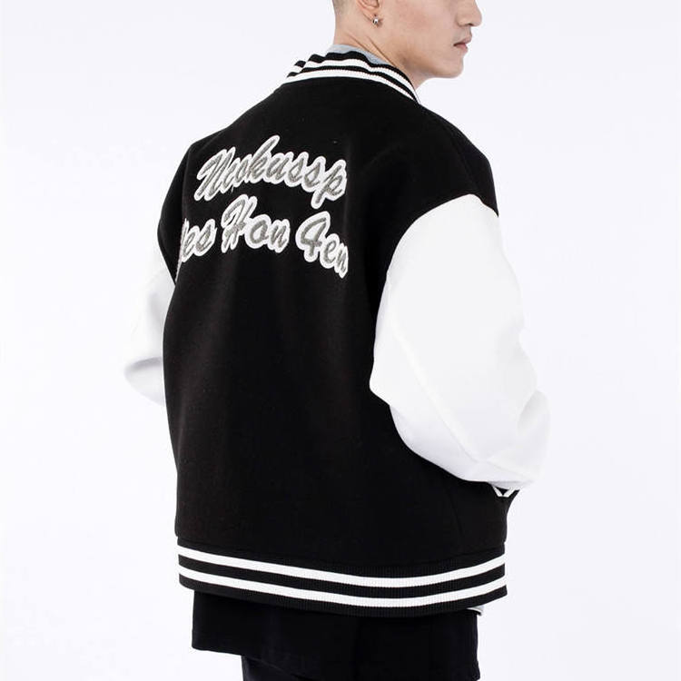 2023 Men's Jackets Fashion Fleece Jersey Windbreaker Coats Custom Embroidery Men Coat College Trends Jacket For Men