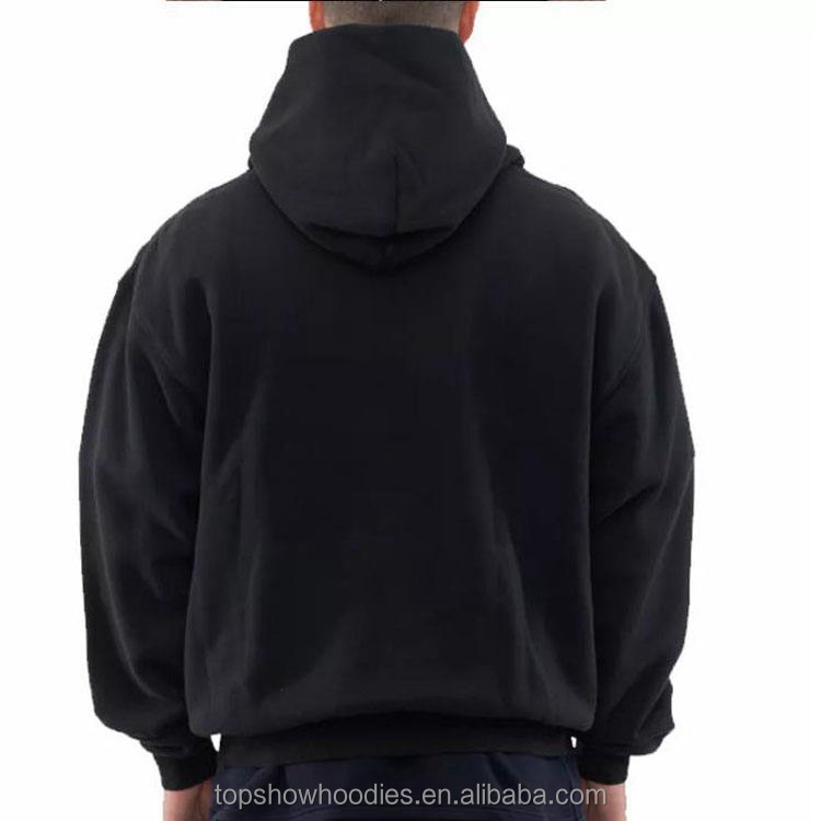 OEM Custom Manufacturers Drop Shoulder 100% Cotton Heavyweight Blank Plain Fleece Oversized Pullover Hoodie for Men