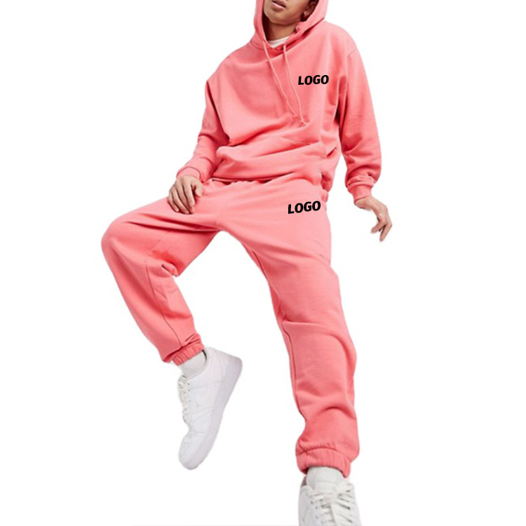 2022 OEM Spring Fashion Custom Logo Trendy French Terry Tracksuit Men French Terry Sweatsuit