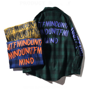 Custom Plaid Flannel Shirt Men Men Flannel Plaid Shirt Boys Plaid Shirts