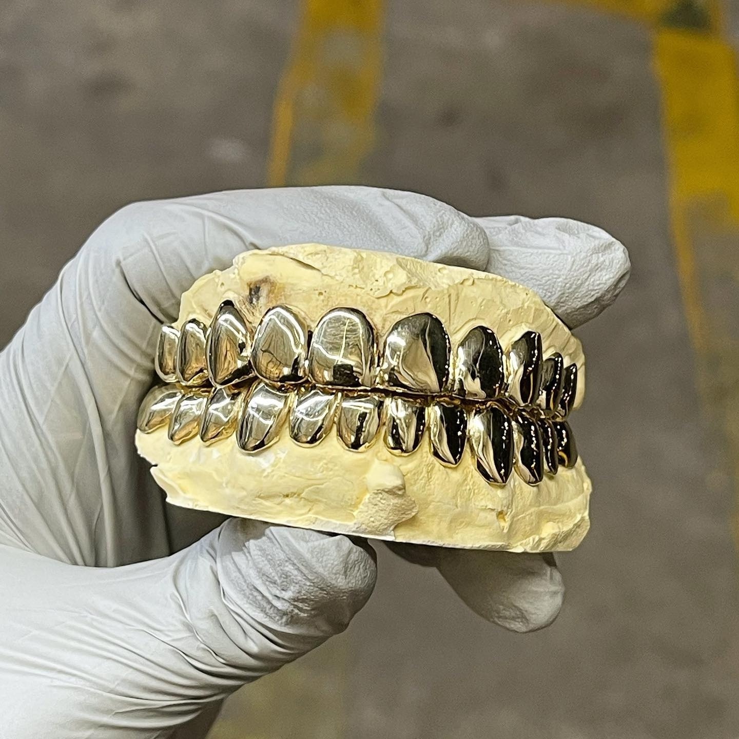 2023 New Wholesale Mens Hip Hop Gold Teeth Silver 925 Grillz Top & Bottom Iced Out Grillz Dental Moissanite Grill