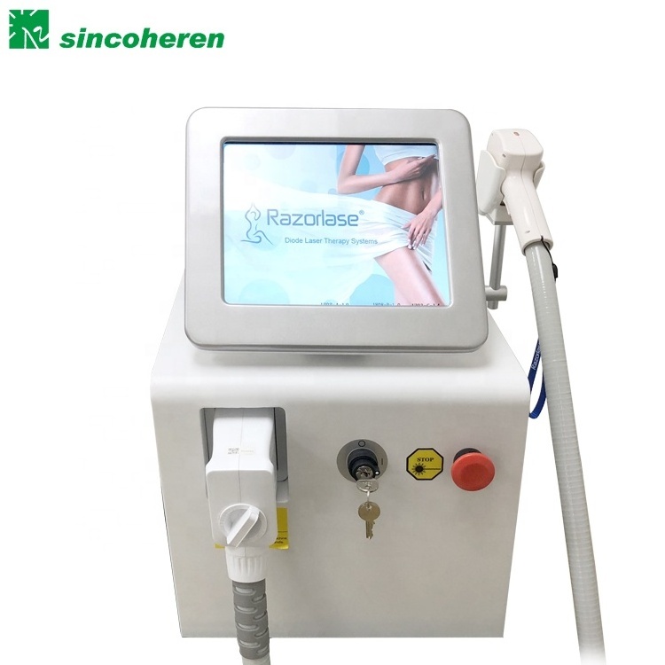 Portable diode laser hair removal 3 in 1 alexandrite diode laser hair removal machine permanent laser hair removal for sale