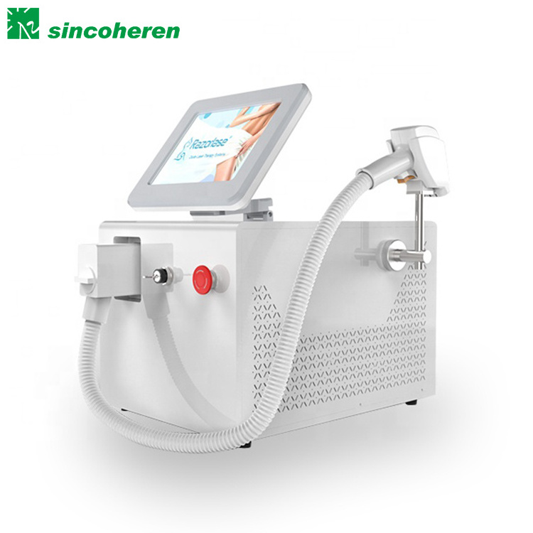 Portable diode laser hair removal 3 in 1 alexandrite diode laser hair removal machine permanent laser hair removal for sale